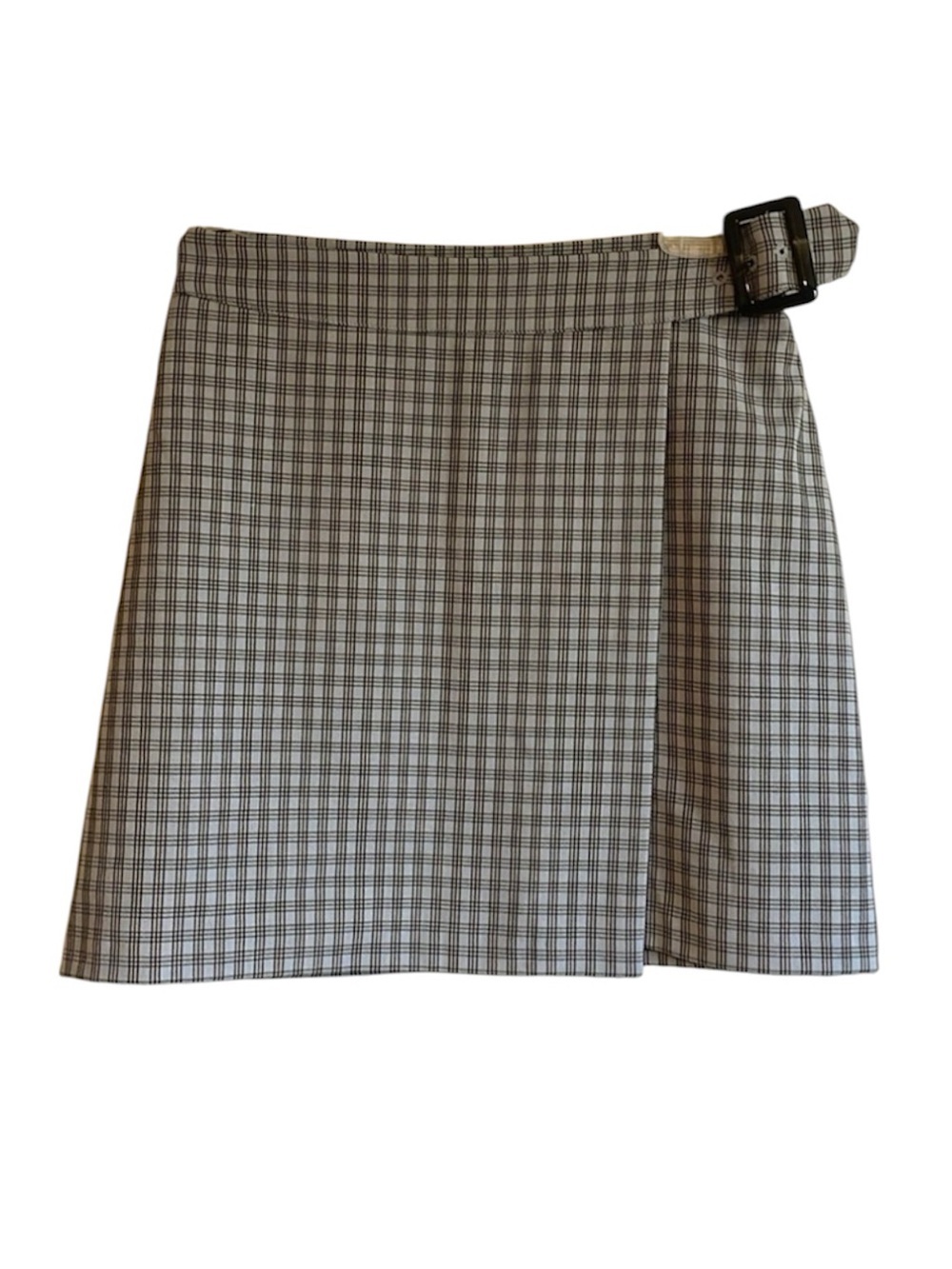 Sunday Best Plaid Skirt 2 Blue Academia Crossover Mini Belt Wrap Preppy Aritzia